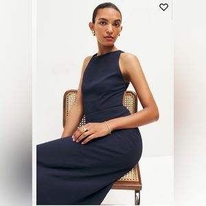 NWT Reformation Landri Dress Sz 6 - Navy